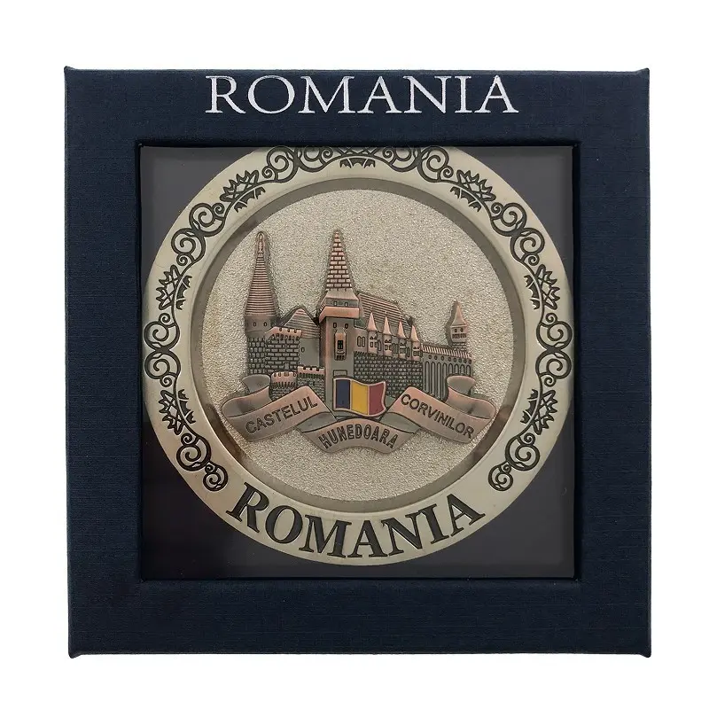 Castelul corvinilor, ornament metalic cu suport, model 1010h